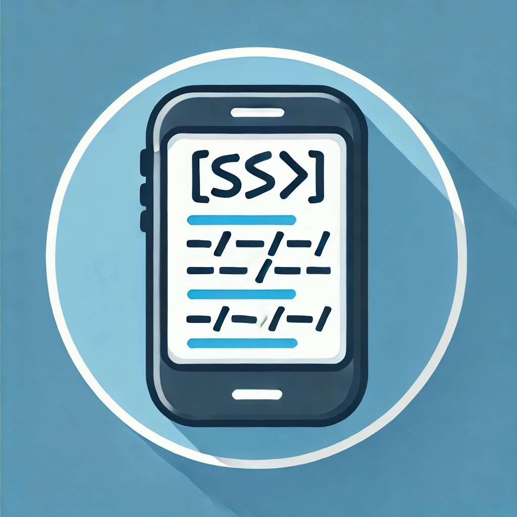 Mobile development icon